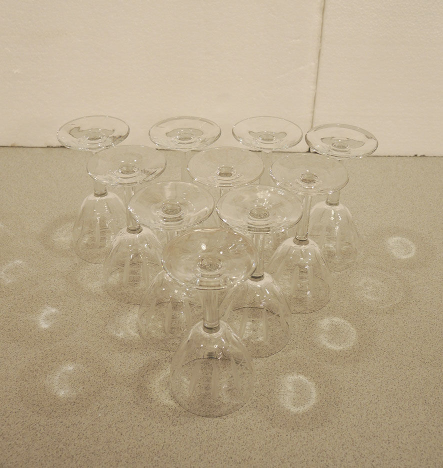 10 Old Art Deco Stemware – Cut Pattern
