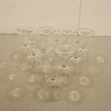 10 Old Art Deco Stemware – Cut Pattern