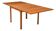 Scandinavian drop leaf dining table in oak, 1970s