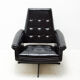 Pair of leather swivel armchairs from UP Zavody, 1970´s