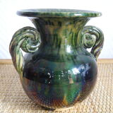 Vallauris Vallis Aurea vintage decoration ceramic vase