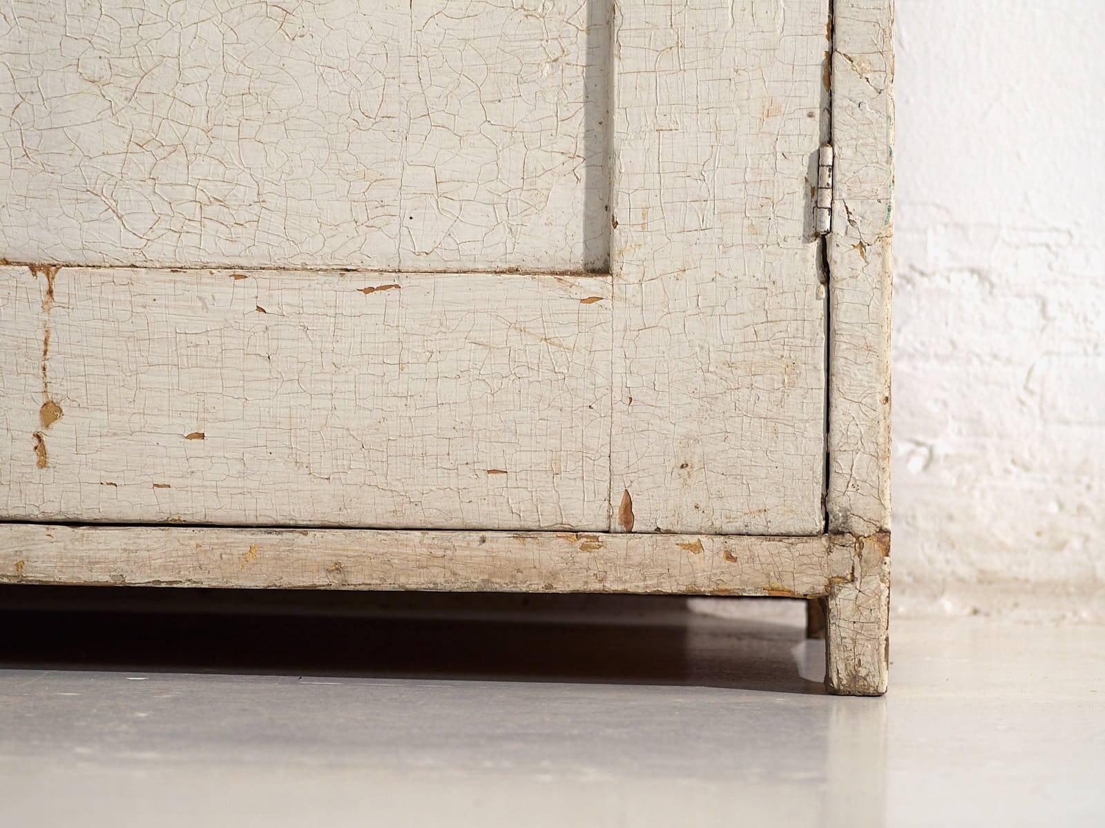 Ancienne petite armoire blanche (c.1900) #63
