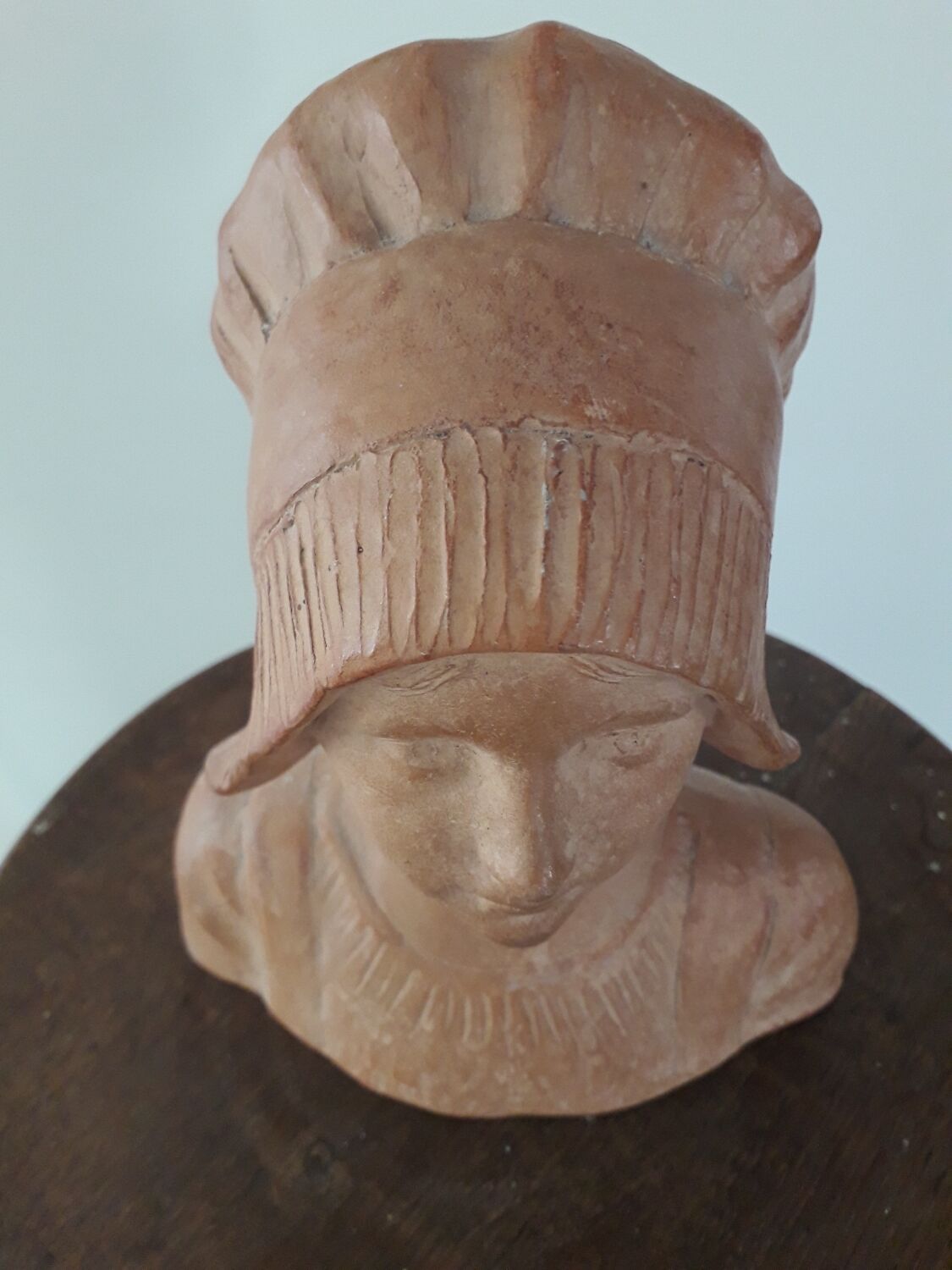 Young Breton statue of F Rozet