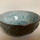 Empty raku ceramic pocket signed De Gheus