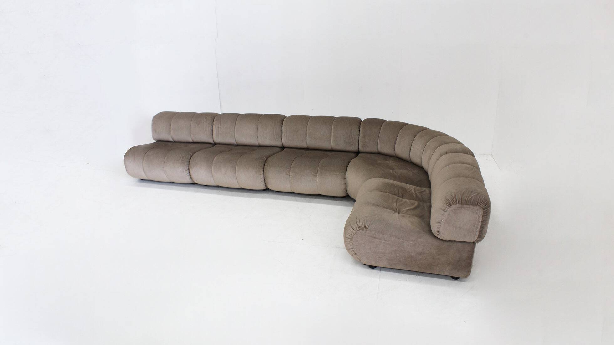 Vintage Italian Giuseppe Munari modular sofa, Italy, 1970s