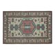 1970s Vintage Turkish Handmade Wool & Cotton Pink Area Rug 172x263