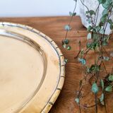 Vintage gold metal tray