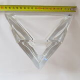 Empty Cup Pocket triangular glass signed