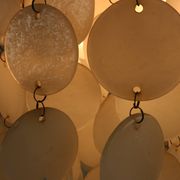 Lustre en pastilles de céramique, années 60