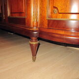 Louis XVI style mahogany sideboard with marble top