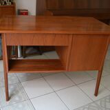 Scandinavian office 60s teak foot compass