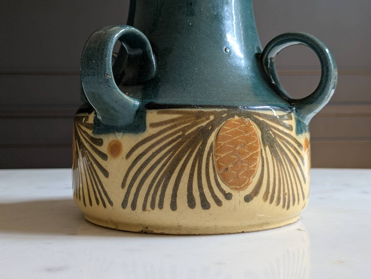 Rare vase by Leon Elchinger.