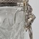 Lion head champagne bucket and its stand 20th century