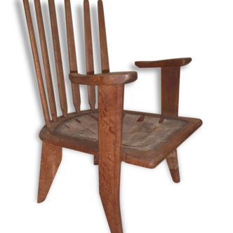 Restore solid oak Chair