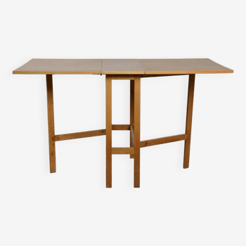 Table percution vintage pliée 16 cm x 73 cm1960 suede