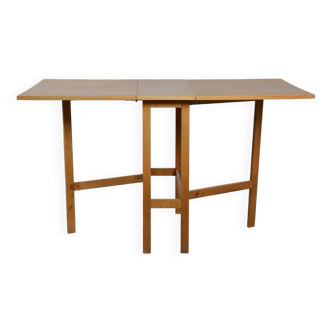 Vintage percution table folded 16 cm x 73 cm 1960 sweden