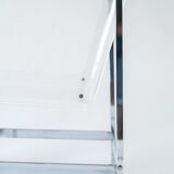 Pair of plexiglass chairs 1970