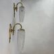 PAIR OF OLD VINTAGE WALL LIGHTS 1950