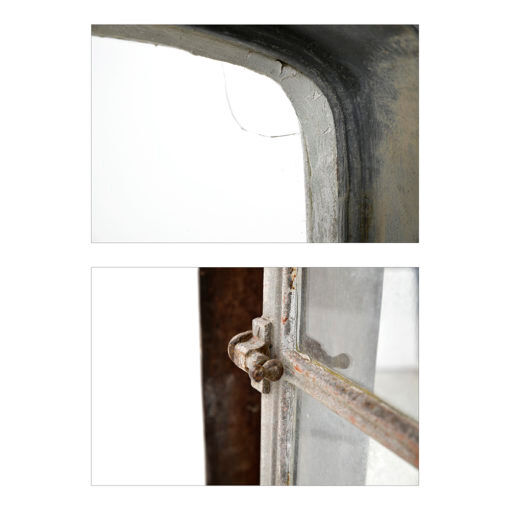 Nineteenth century cast iron window