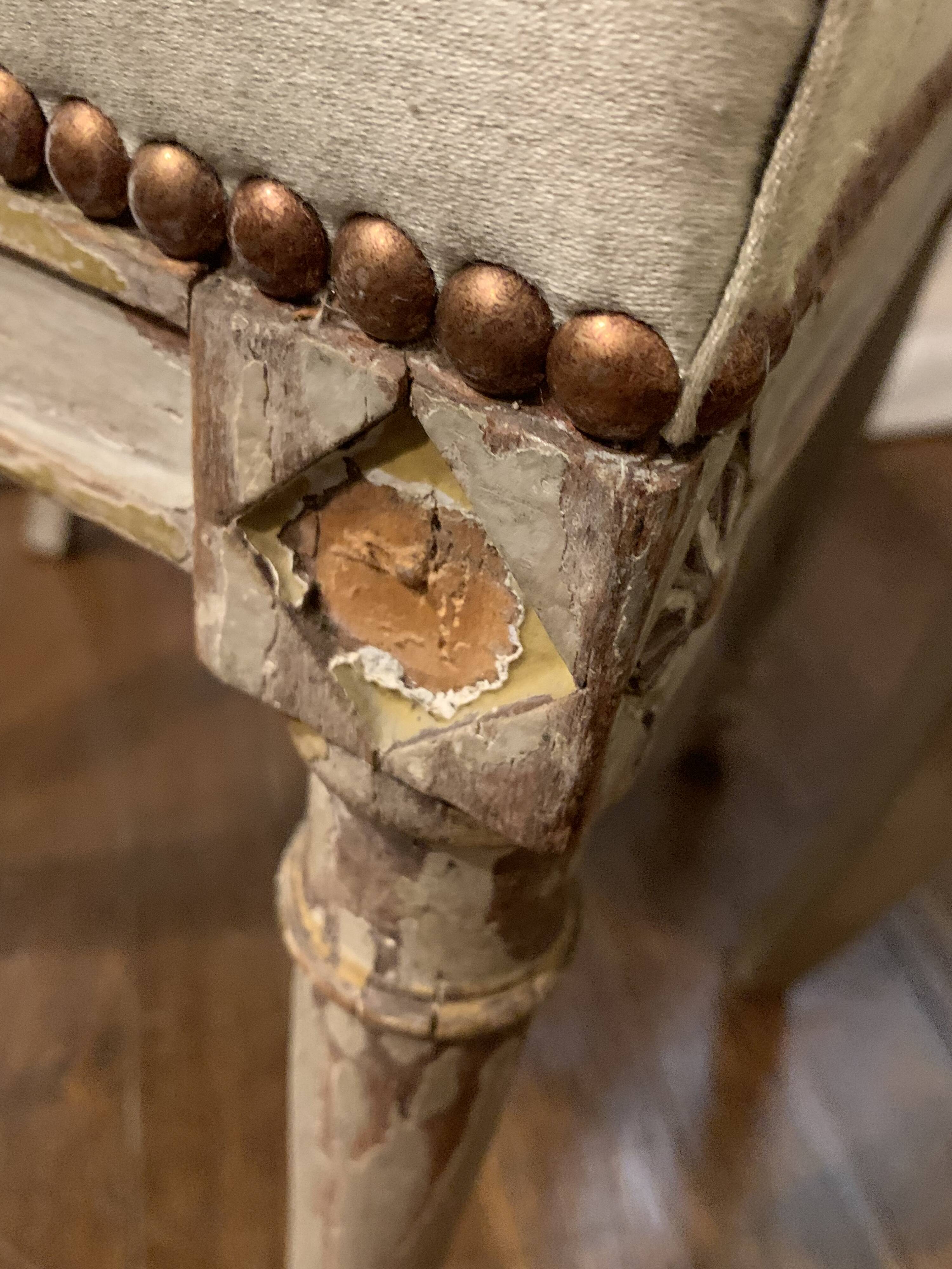 Pair of Directoire chairs