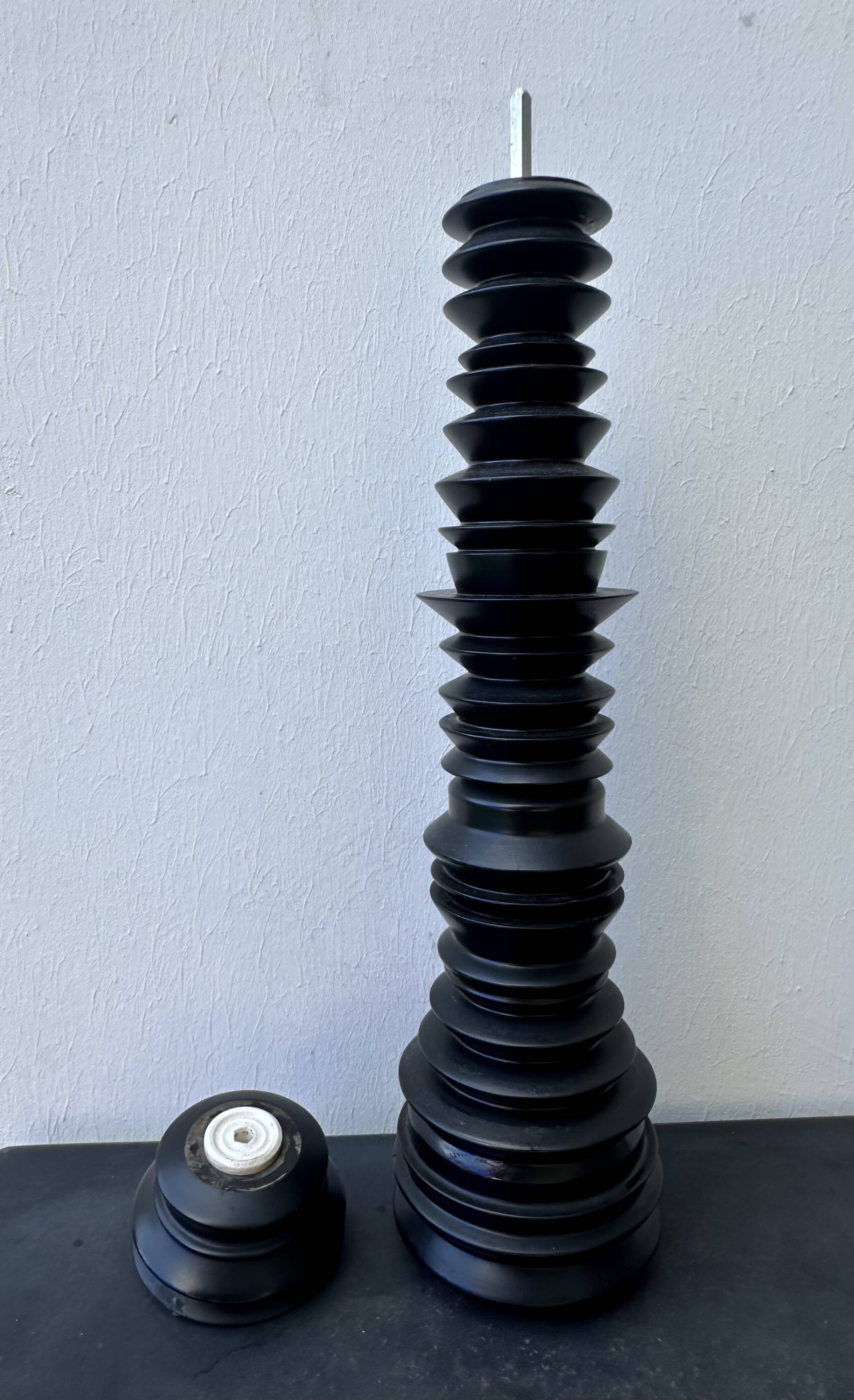 Ikea wooden pepper mill or pepper shaker, Scandinavian design Marcus Arvonen