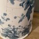 Antique water pitcher, English earthenware, Floral Furnivals England