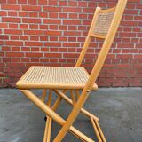 Vintage cesca style wooden folding chair design