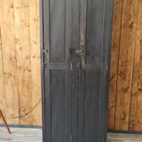 Old wooden factory cloakroom double door industrial furniture