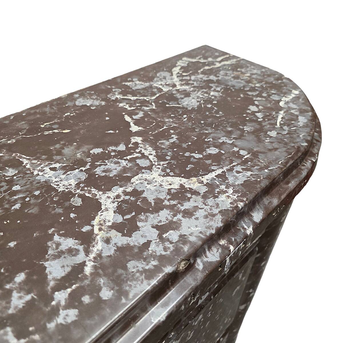 French Art Deco Faux Marble Mantelpiece, from the 1920/30s