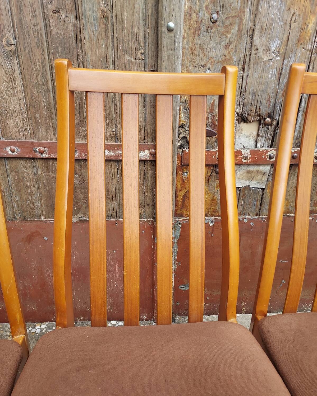 Chaises vintage en teck