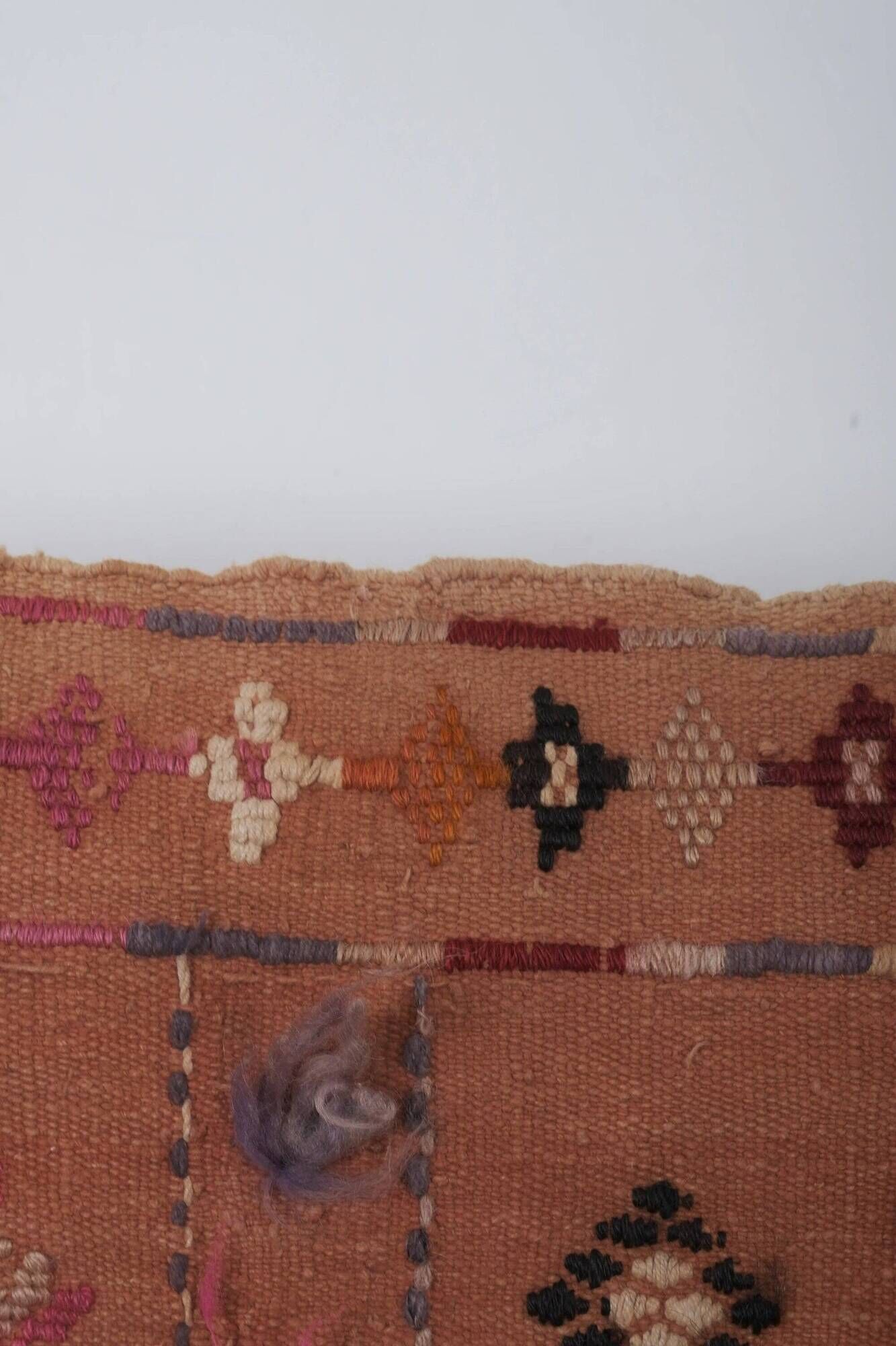 Vintage Turkish kilim, handwoven, 95x140 cm.