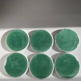Ensemble de 6 sous-verres en marbre