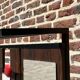 Vintage entrance hall with bench and mirror