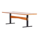 Mid-Century Modern Ash & Steel Dining Table, 1960s