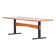 Mid-Century Modern Ash & Steel Dining Table, 1960s