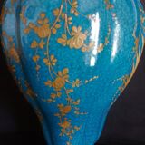 Pair of vases with porcelain lids from Paris, late 19th century
