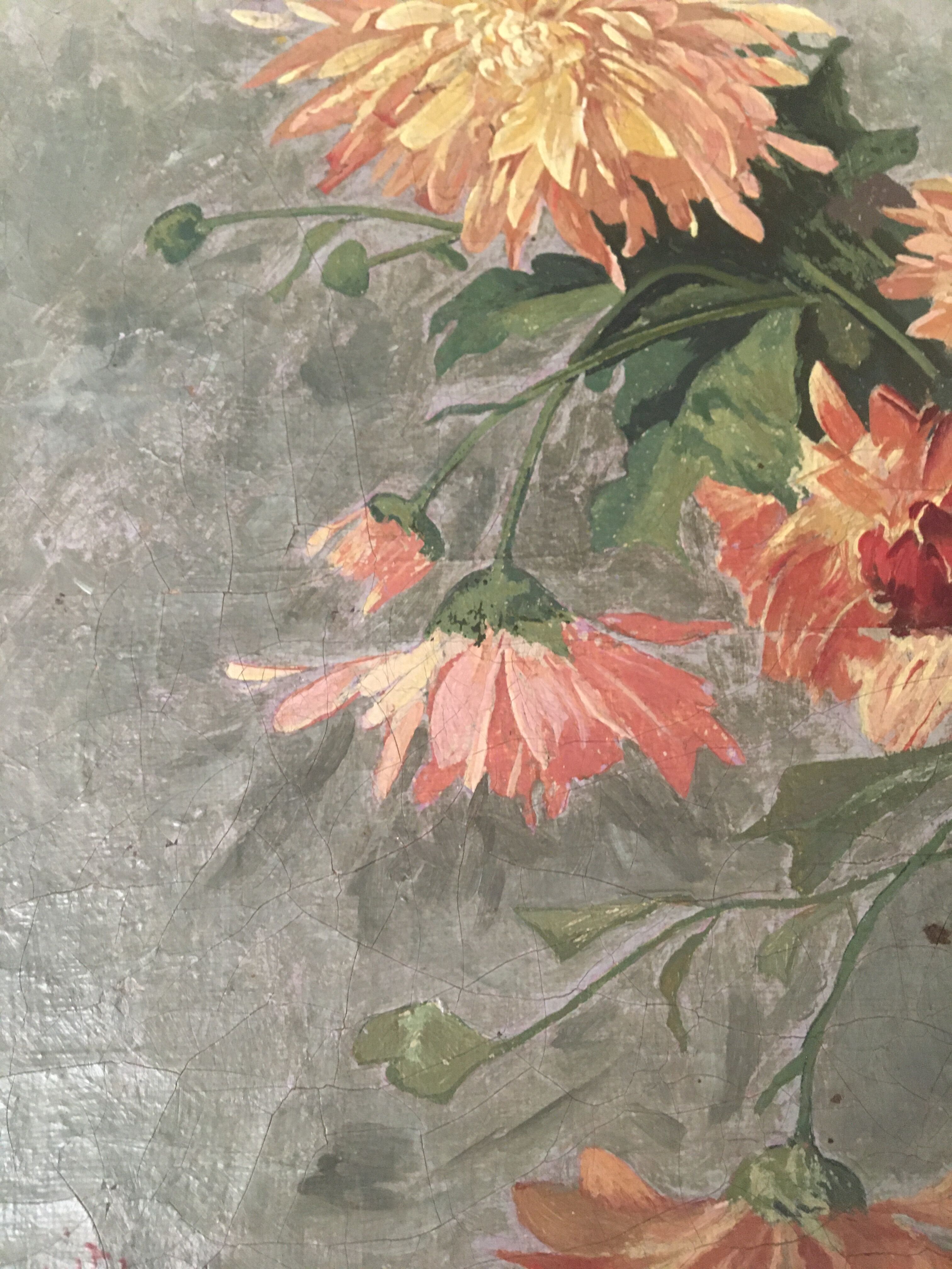 Oil on canvas signed, 1902