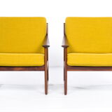 Sofa, armchairs, and table by Peter Hvidt for France & Son