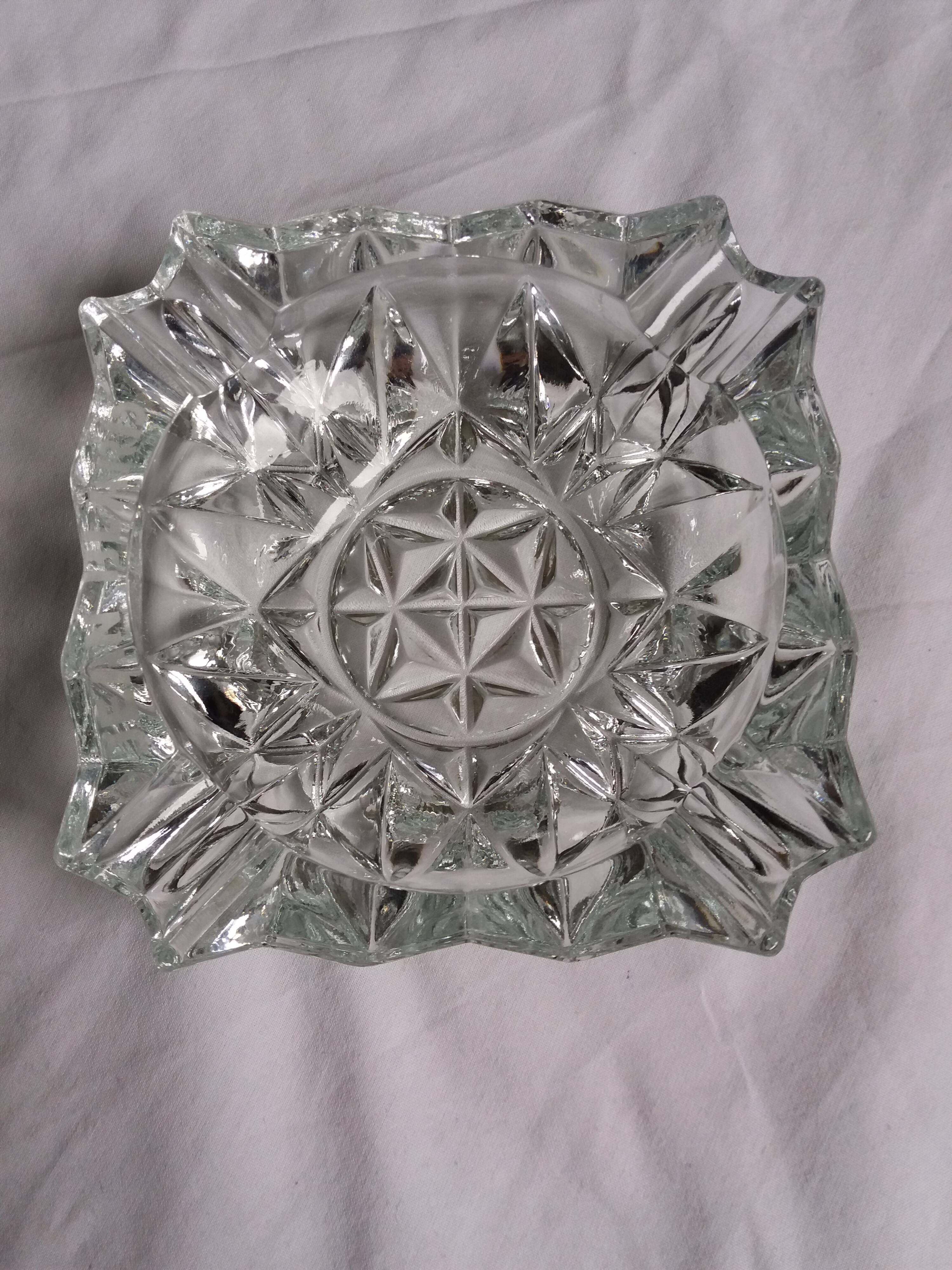 Jean Blard advertising glass ashtray