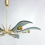 Large Dahlia-style chandelier