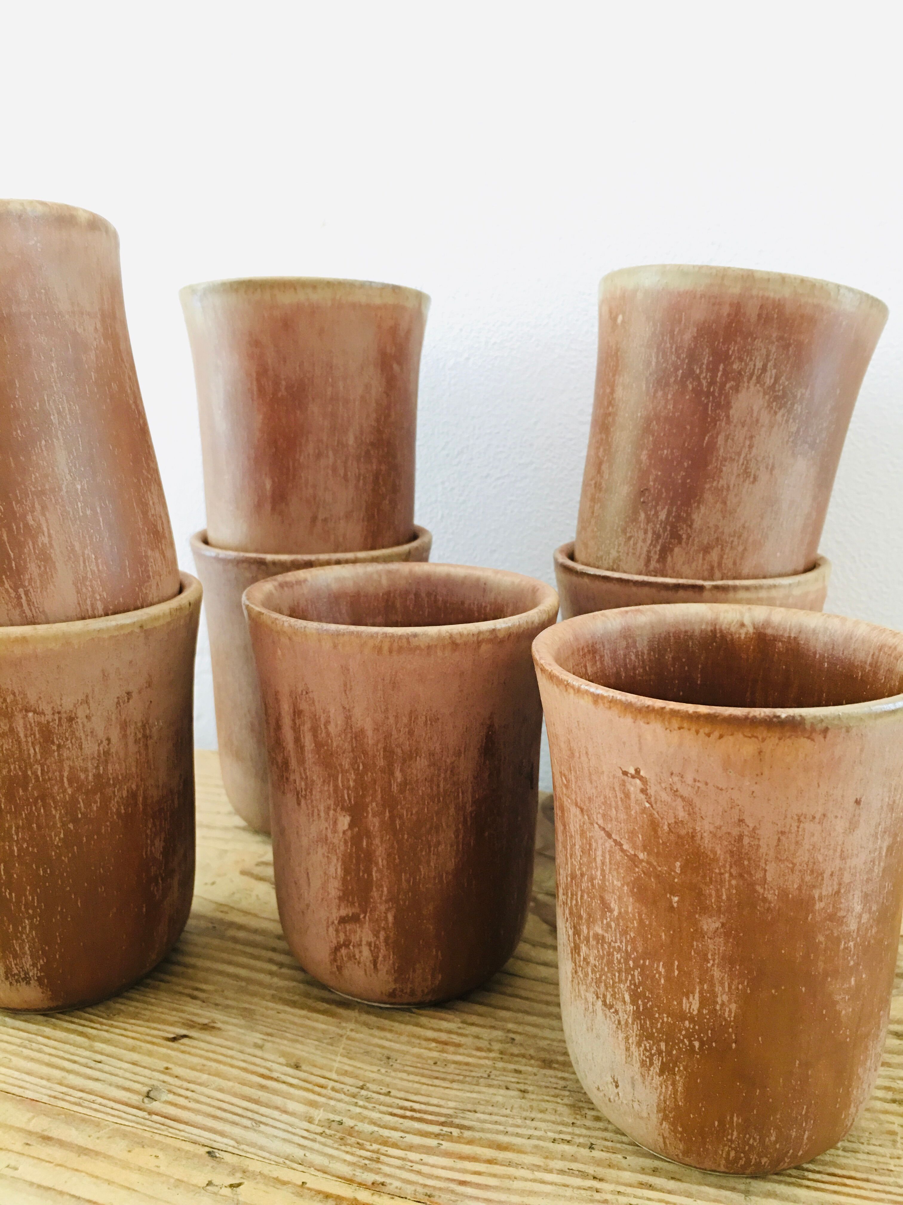 Sandstone cups