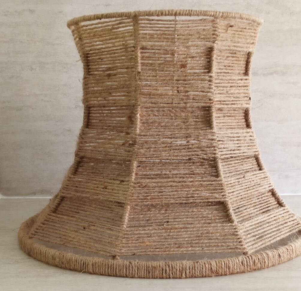 Jute lampshade, Ø 45 cm