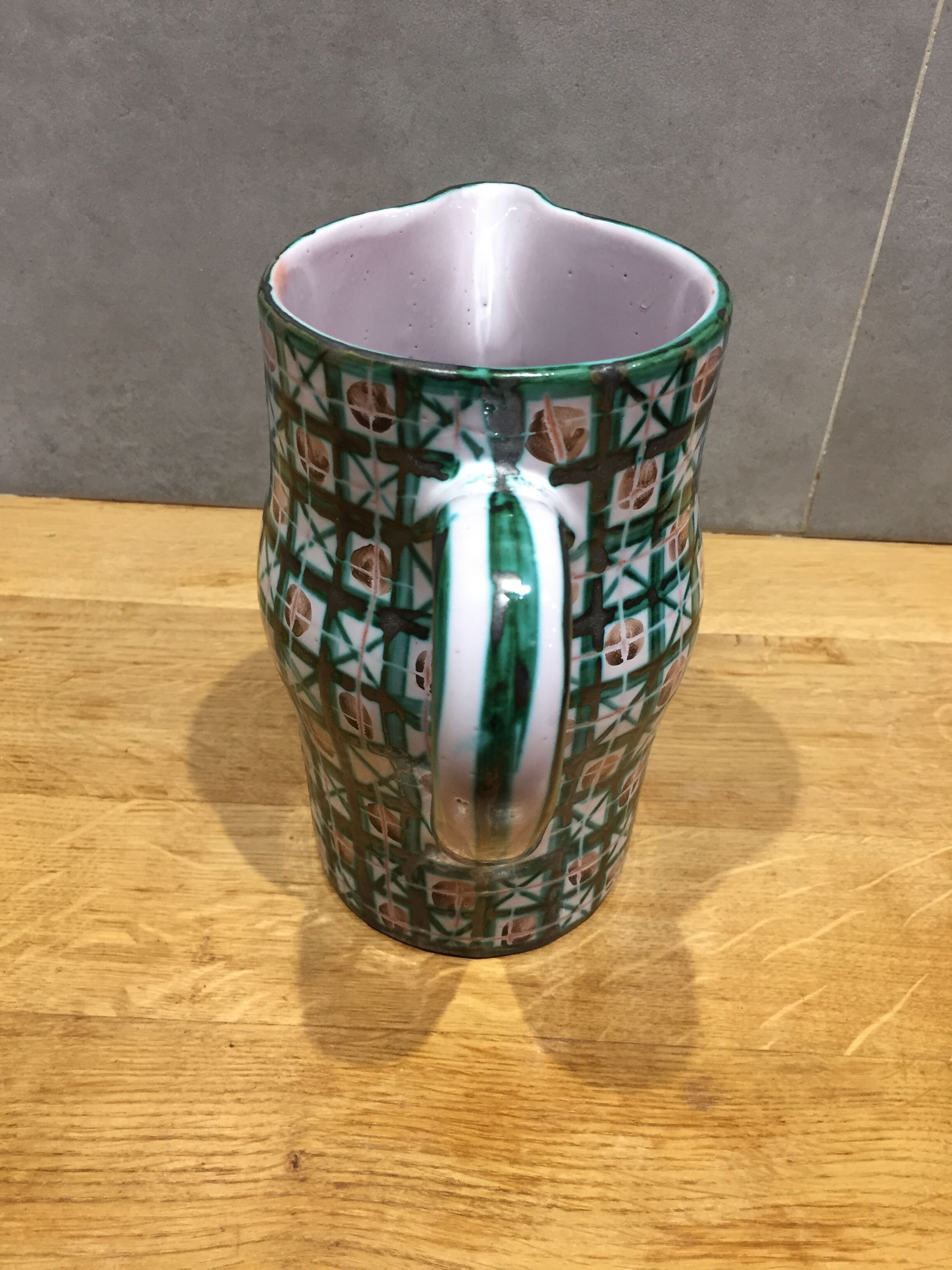 Robert Picault Vallauris ceramic pitcher 60s
