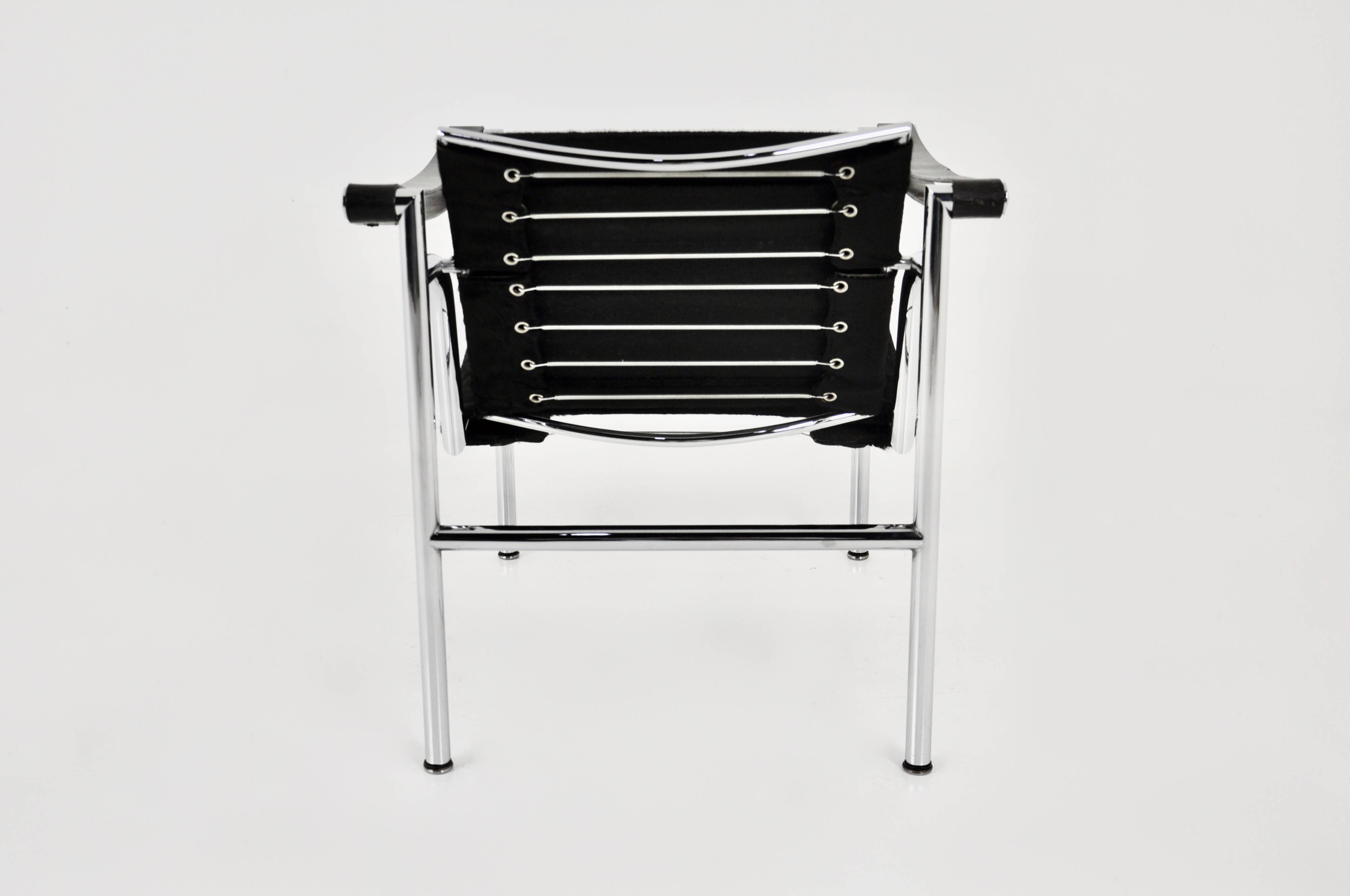 LC1 cowhide armchairs by Le Corbusier for Cassina, 1970S