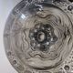 Vasque, vase pique-fleurs Art déco en verre