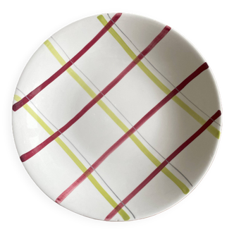 Old hollow earthenware dish from gien