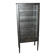 Iron display cabinet with black patina from around 1920