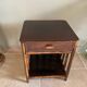 Vintage rattan bedside table