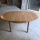 Table scandinave extensible en chêne des années 60