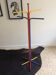 Children's coat rack from the 80s in lacquered metal.